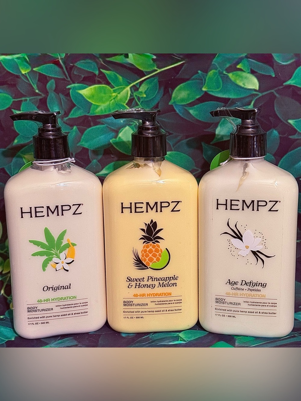 Brand New HEMPZ Set Body Moisturizers
